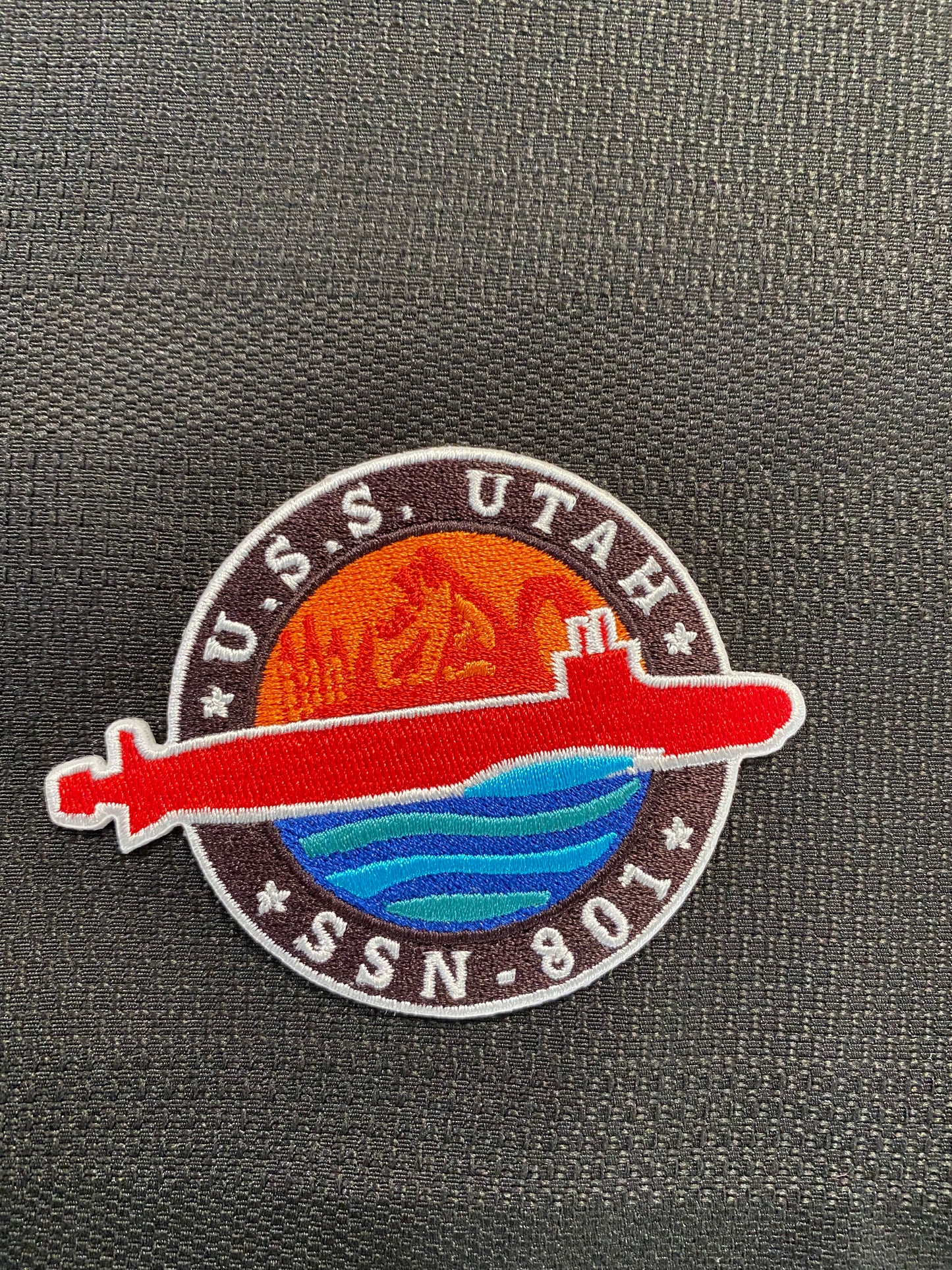 USS Utah Sew On Patch